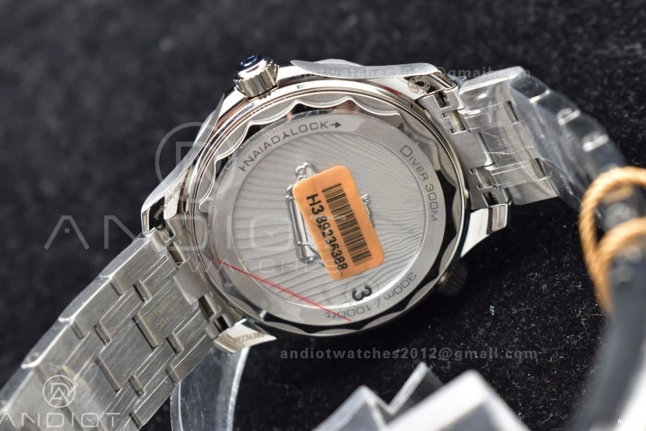 SS Diver Black VSF A8800 Seamaster On Black Dial 1:1 Bracelet Best 300M Ceramic Edition 0419